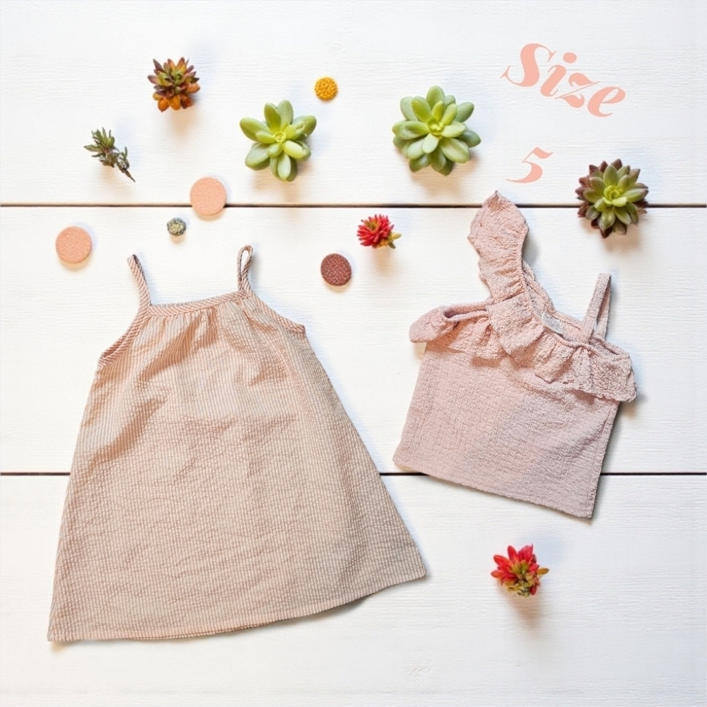 Girls' Dress And Top Size 5